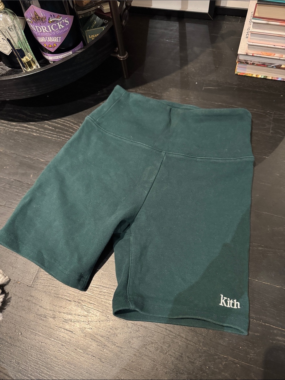 Kith Forest Green High-Waist Biker Shorts